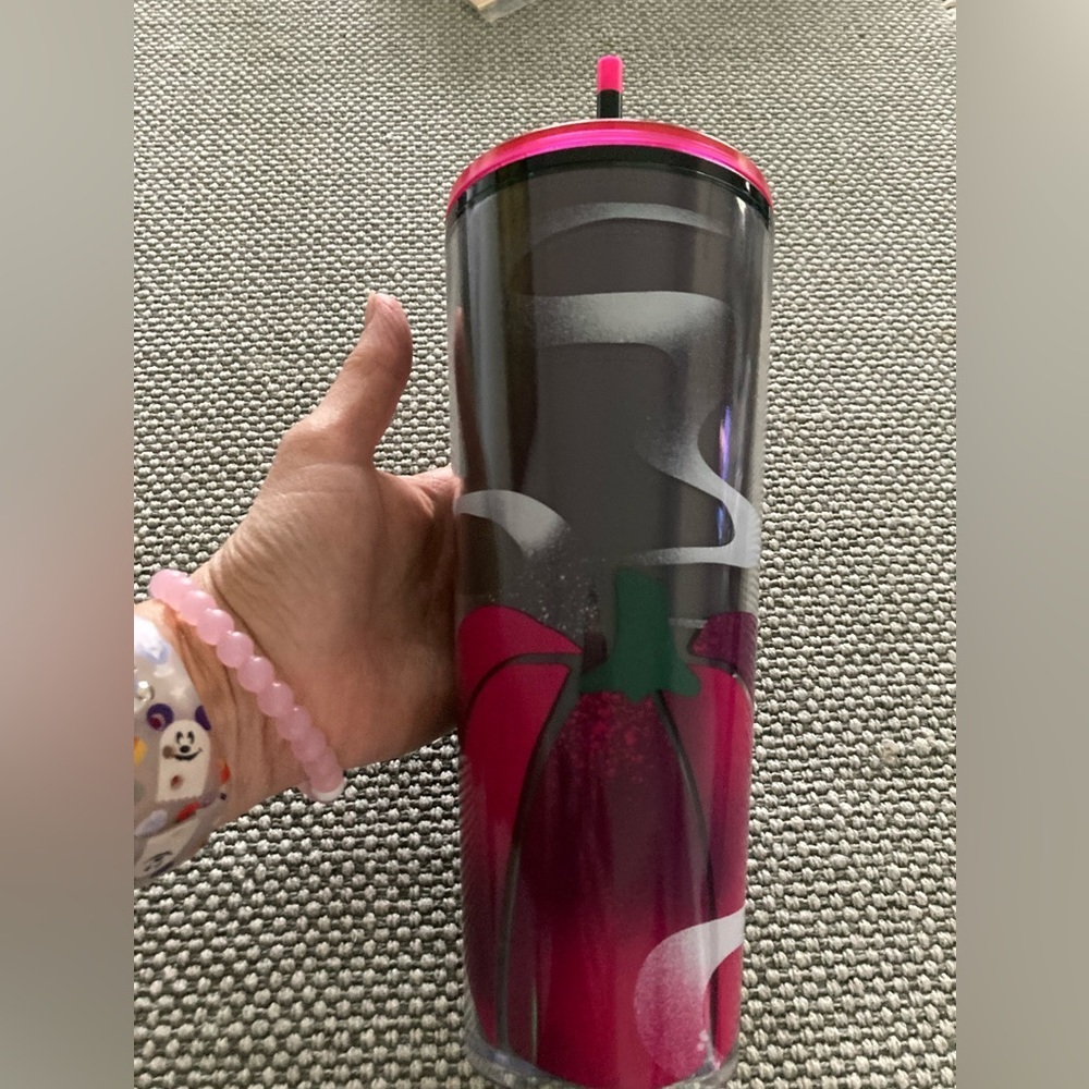 Starbucks Halloween camera flash activated holographic tumbler. - Picture 8 of 11